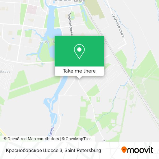 Красноборское Шоссе 3 map