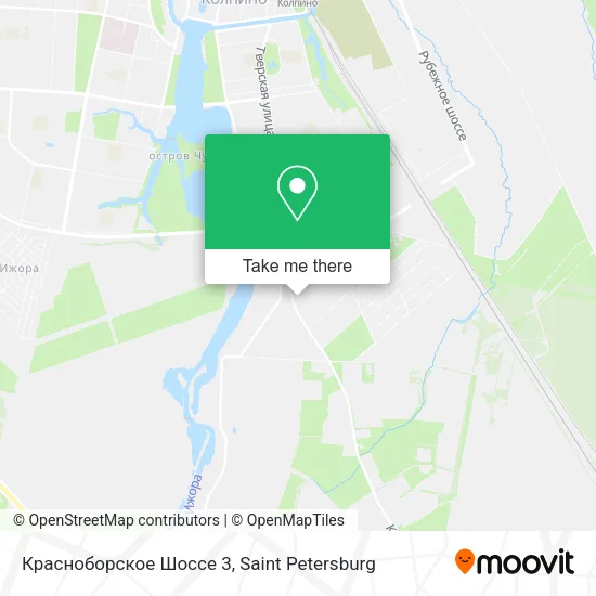 Красноборское Шоссе 3 map
