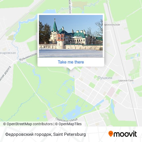 Федоровский городок map