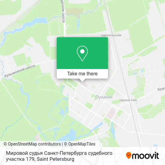 Мировой судья Санкт-Петербурга судебного участка 179 map