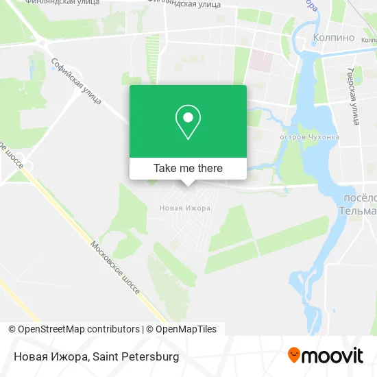 Новая Ижора map