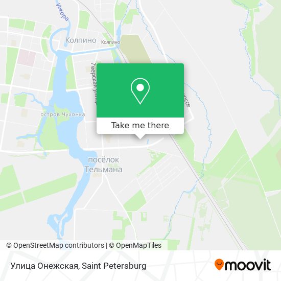 Улица Онежская map