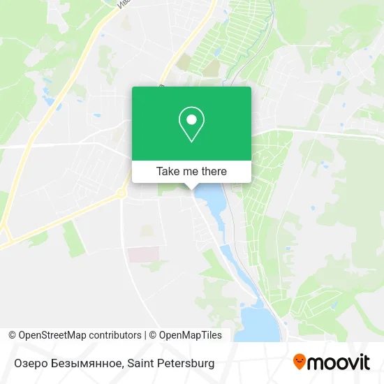 Озеро Безымянное map