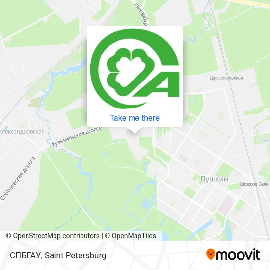 СПБГАУ map
