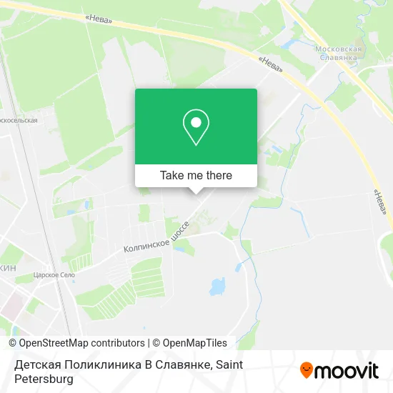 Детская Поликлиника В Славянке map