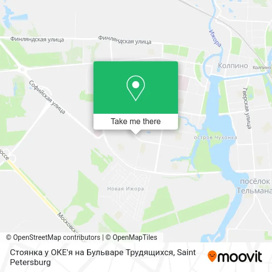Стоянка у ОКЕ'я на Бульваре Трудящихся map
