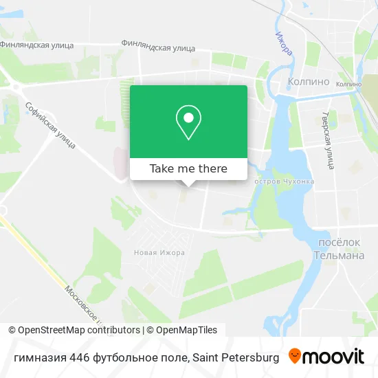 гимназия 446 футбольное поле map