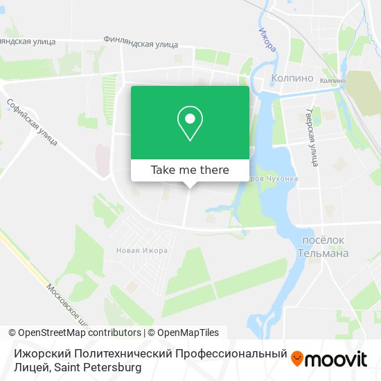 Ижорский Политехнический Профессиональный Лицей map