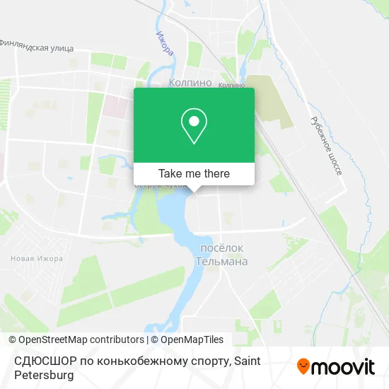 СДЮСШОР по конькобежному спорту map