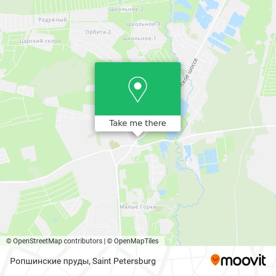 Ропшинские пруды map