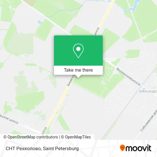 СНТ Рехколово map