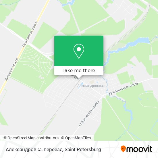 Александровка, переезд map