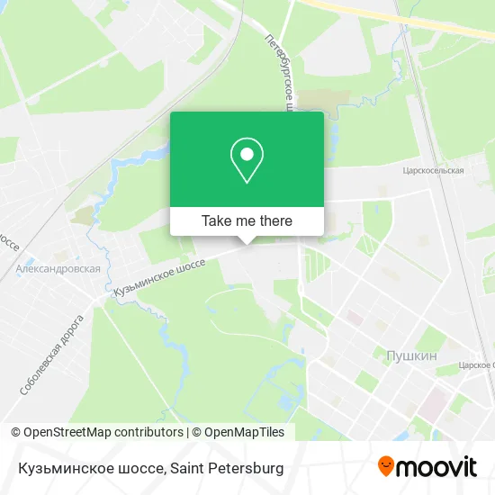 Кузьминское шоссе map