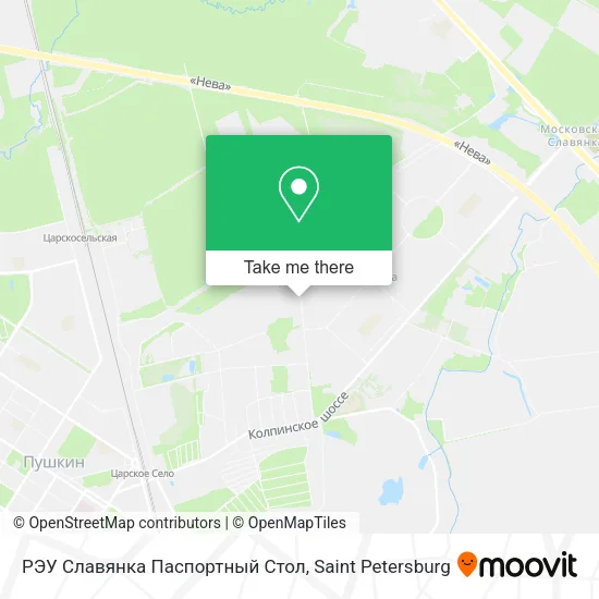 РЭУ Славянка Паспортный Стол map