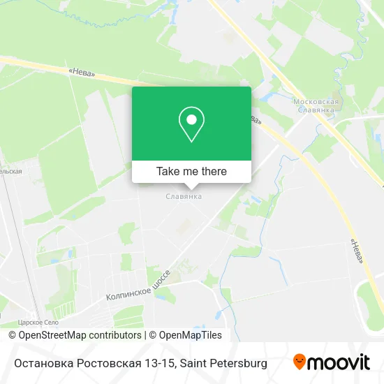 Остановка Ростовская 13-15 map