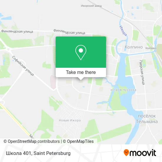 Школа 401 map