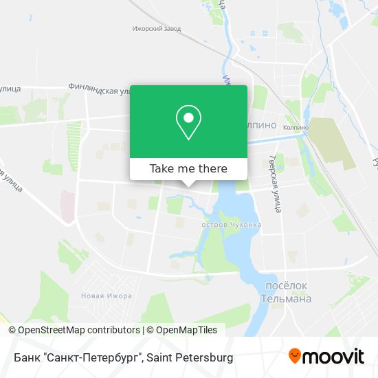 Банк "Санкт-Петербург" map