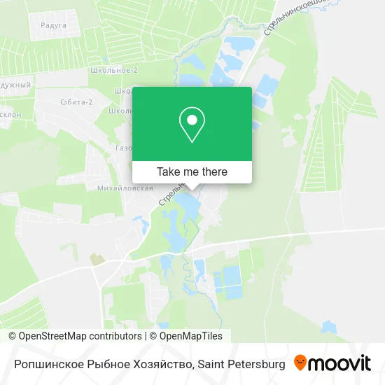 Ропшинское Рыбное Хозяйство map