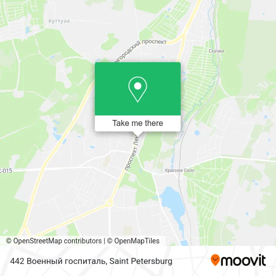 442 Военный госпиталь map