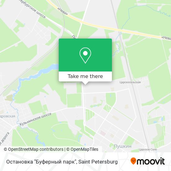 Остановка "Буферный парк" map