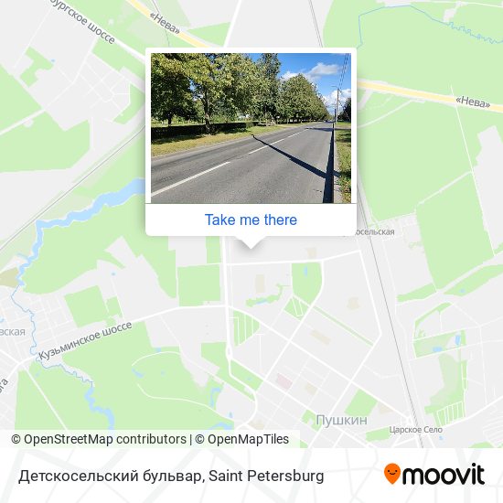 Детскосельский бульвар map