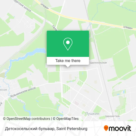 Детскосельский бульвар map