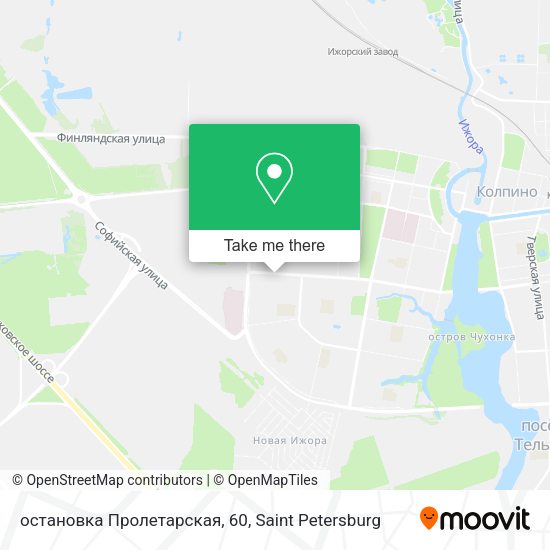 остановка Пролетарская, 60 map