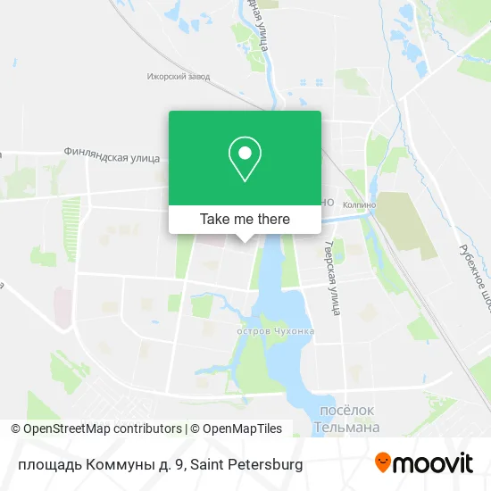 площадь Коммуны д. 9 map