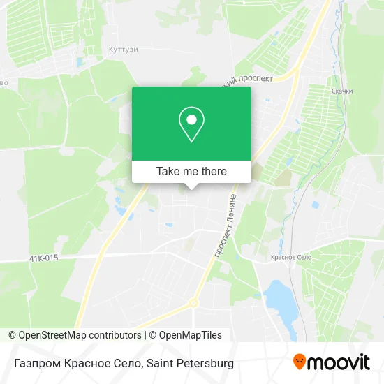 Газпром Красное Село map