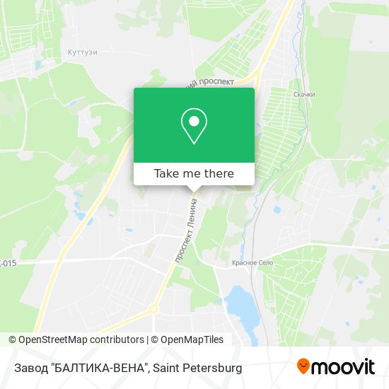 Завод "БАЛТИКА-ВЕНА" map