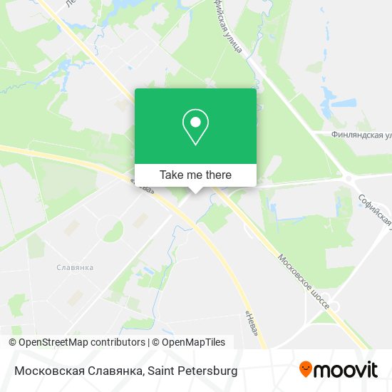 Московская Славянка map