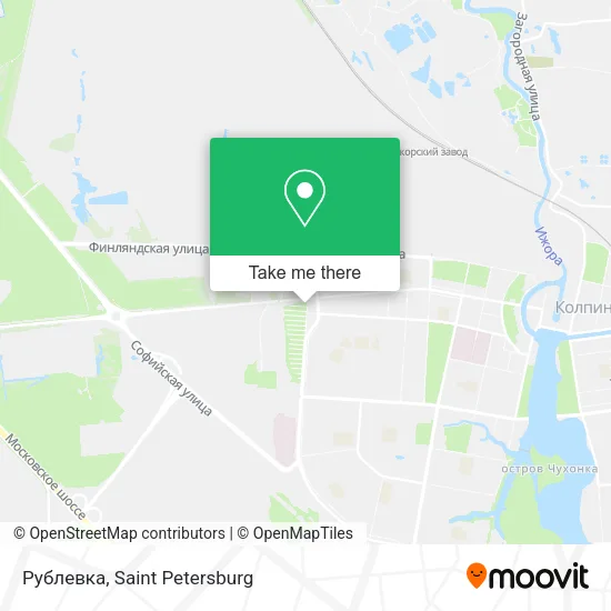 Рублевка map