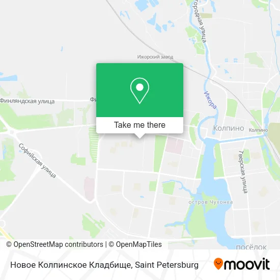 Новое Колпинское Кладбище map
