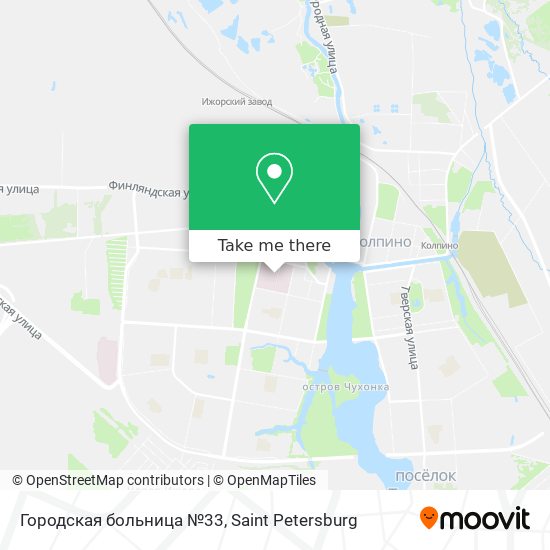 Городская больница №33 map