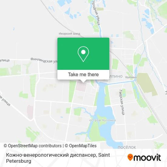 Кожно-венерологический диспансер map