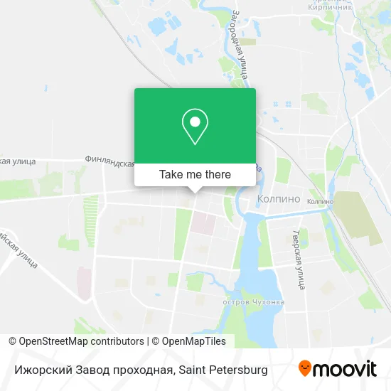 Ижорский Завод проходная map