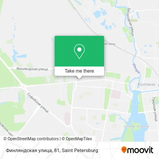 Финляндская улица,  81 map