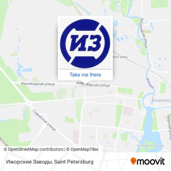 Ижорские Заводы map