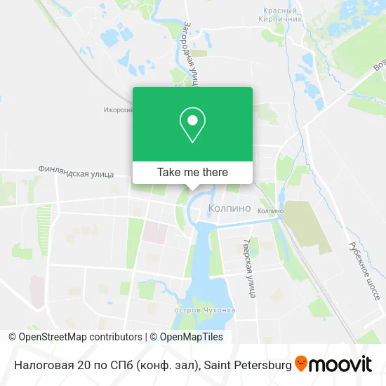 Налоговая 20 по СПб (конф. зал) map