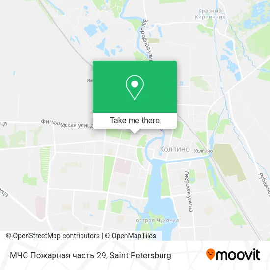 МЧС Пожарная часть 29 map