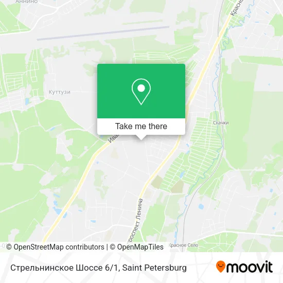 Стрельнинское Шоссе 6/1 map