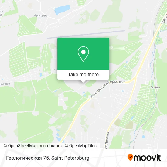 Геологическая 75 map