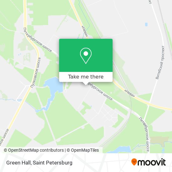 Green Hall map