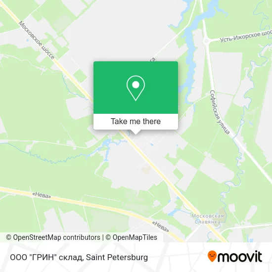 ООО "ГРИН" склад map