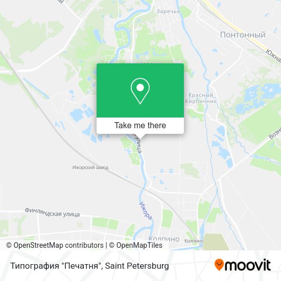 Типография "Печатня" map