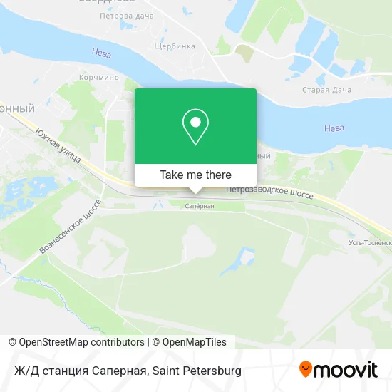 Ж/Д станция Саперная map