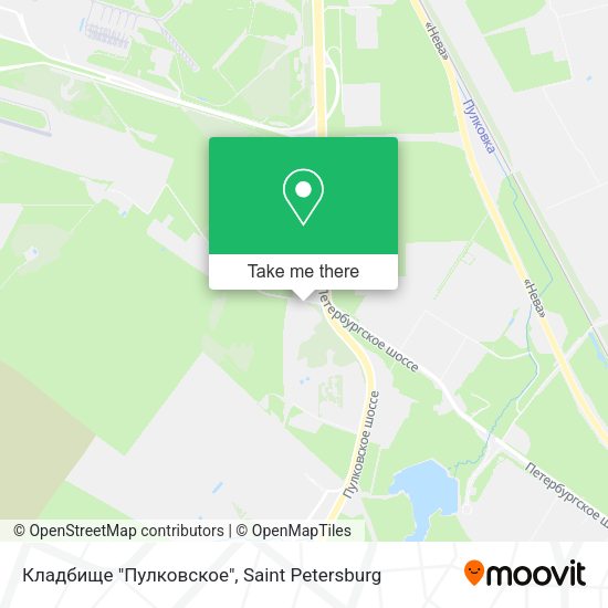Кладбище "Пулковское" map