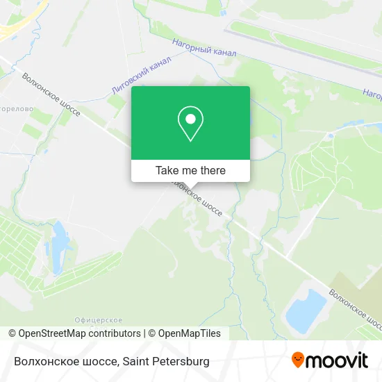 Волхонское шоссе map