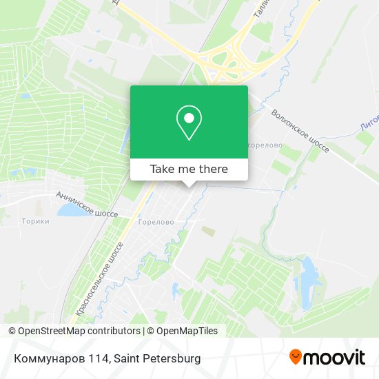 Коммунаров 114 map