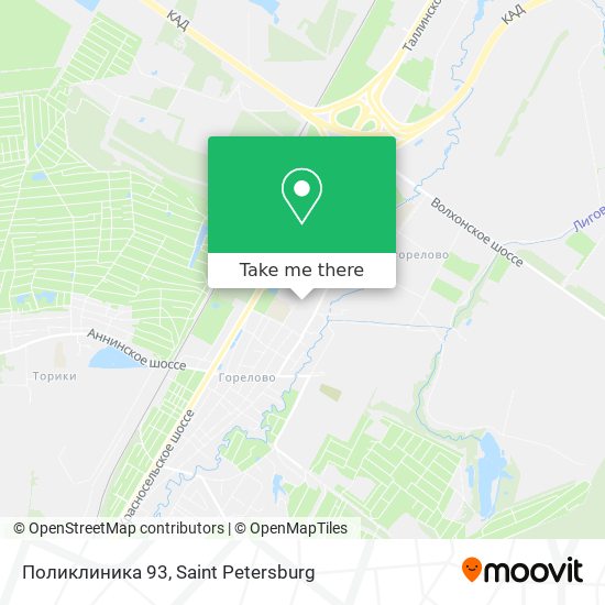 Поликлиника 93 map